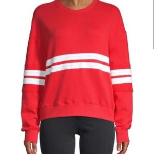 Splendid Red Stripe Sweatshirt, NWT